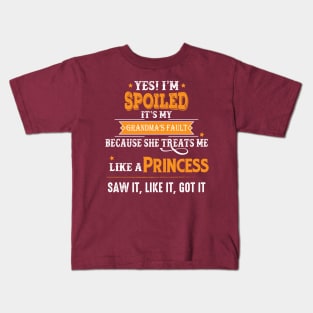 Spoiled Princess Kids T-Shirt